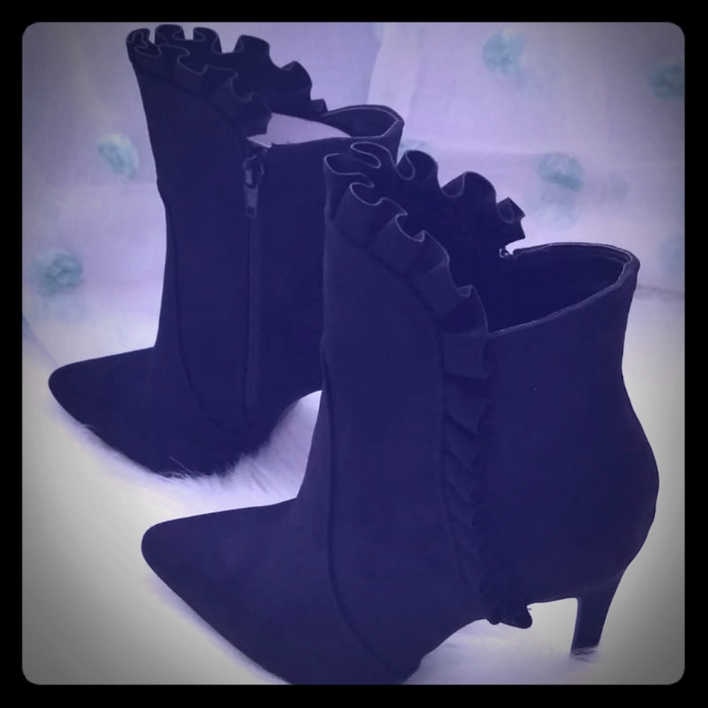 Black Suede booties